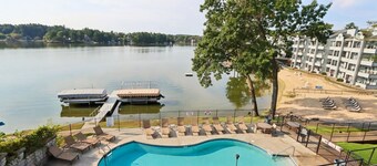 Pink Beachfront Condo at Delton Grand