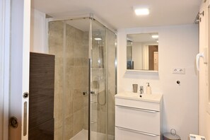 Shower, hair dryer