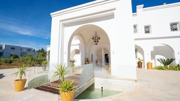 Voorkant van accommodatie