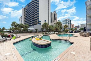 Indoor pool, outdoor pool