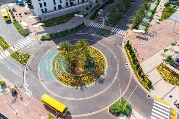 منظر من الجو على ارتفاع عالٍ