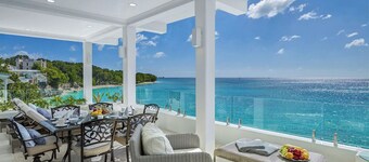 Luxury Oceanfront Villa with Private Beach & Hot Tub