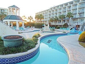 Indoor pool, outdoor pool