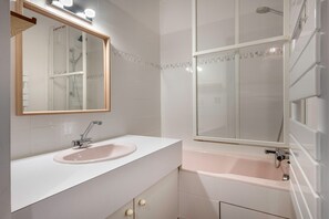 Shower, hair dryer