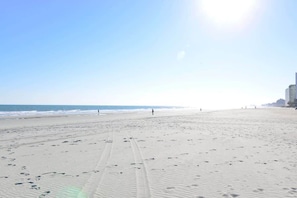 Vlak bij het strand