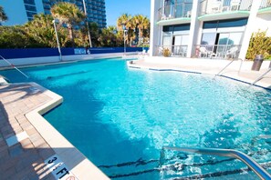 Indoor pool - Oceanfront Pet Friendly Modern Suite (Myrtle Beach)