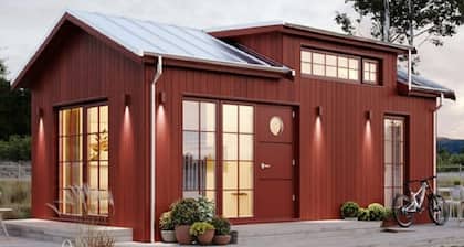 Attefallshus Begonian, an elegant and cozy accommodation for relaxation & work.