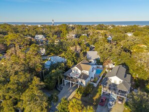 Exterior - Private Island Retreat w/ Heated Pool by Tybee Cottages (Tybee Island)