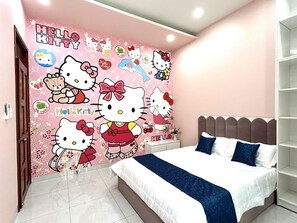 4 habitaciones, escritorio, tabla de planchar con plancha y wifi gratis 
