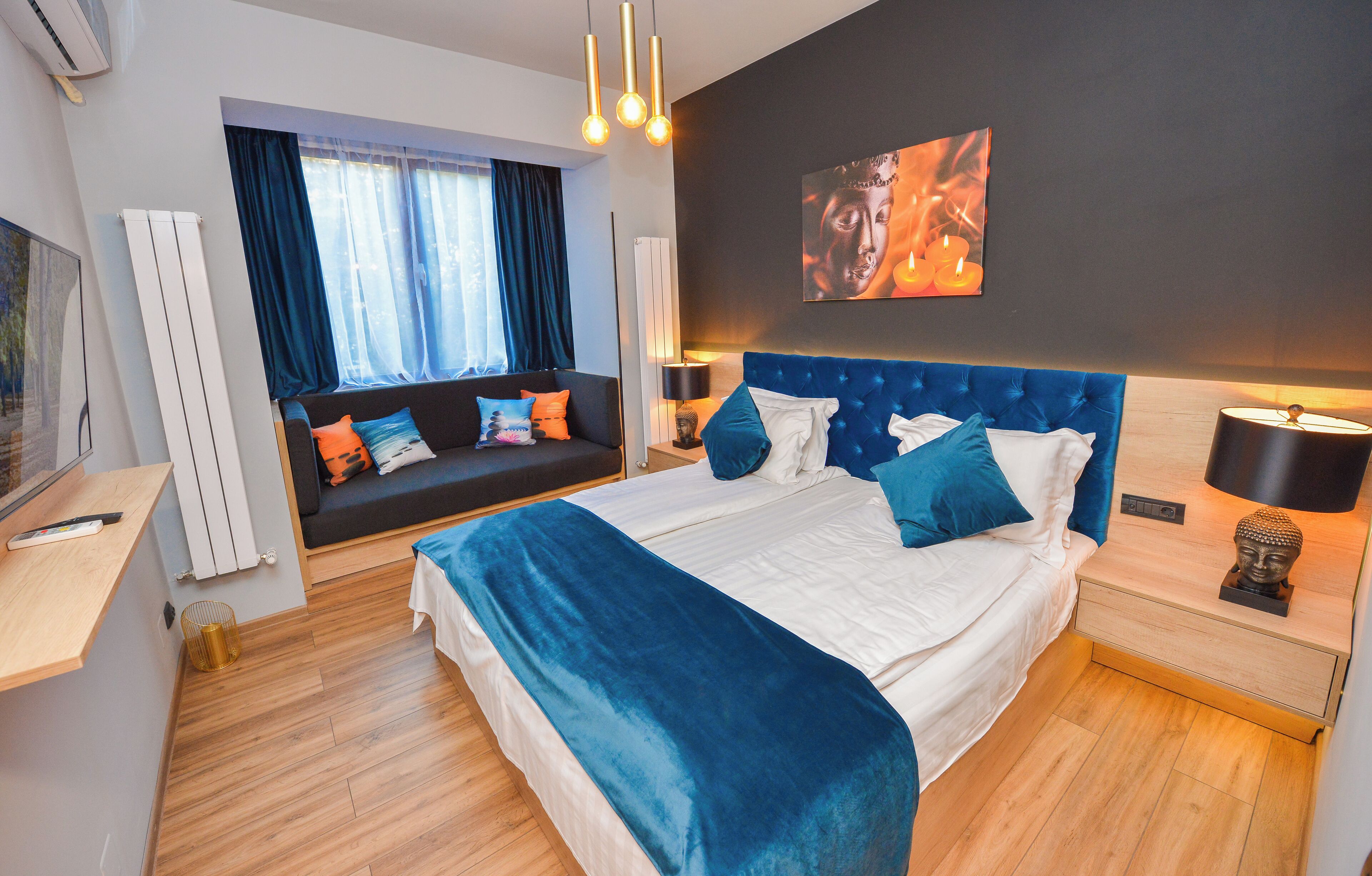 1 bedroom, iron/ironing board, Internet, bed sheets
