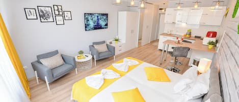 1 bedroom, iron/ironing board, internet