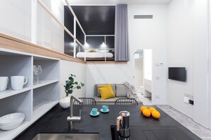 Standaard studio | Een laptopwerkplek, gratis babybedden, gratis wifi, beddengoed