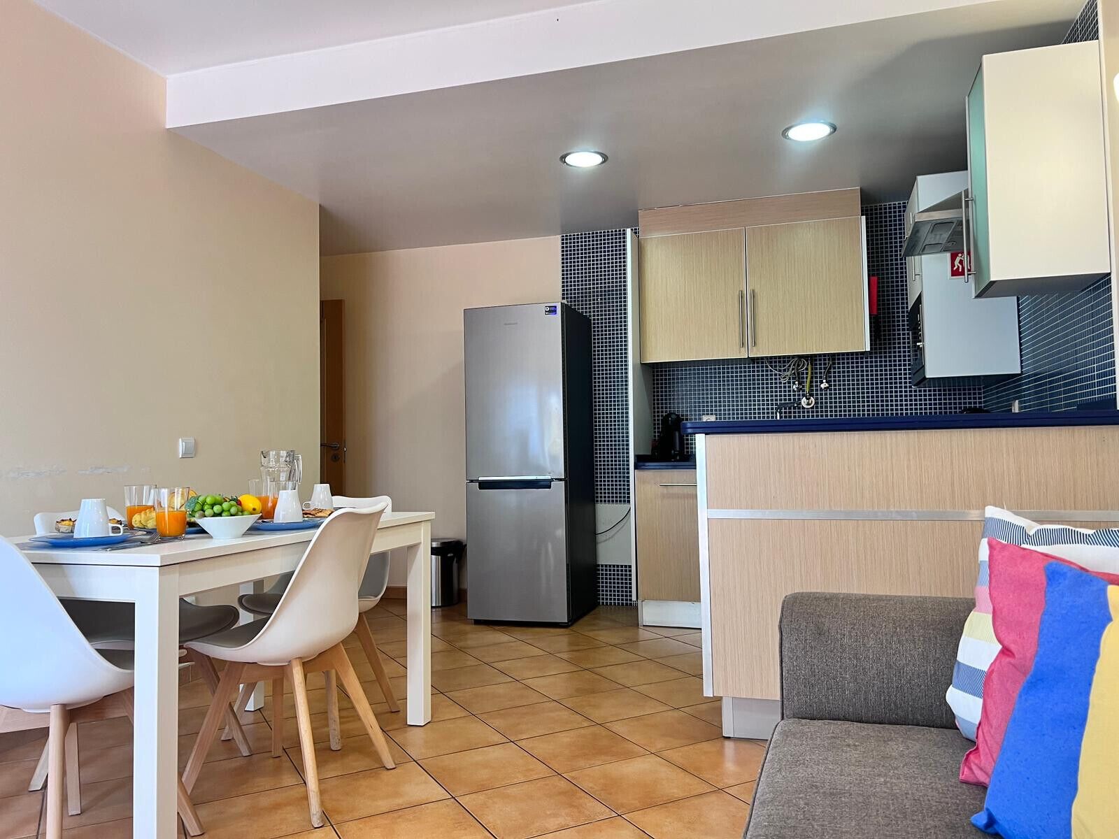 Opções para refeição no quarto
