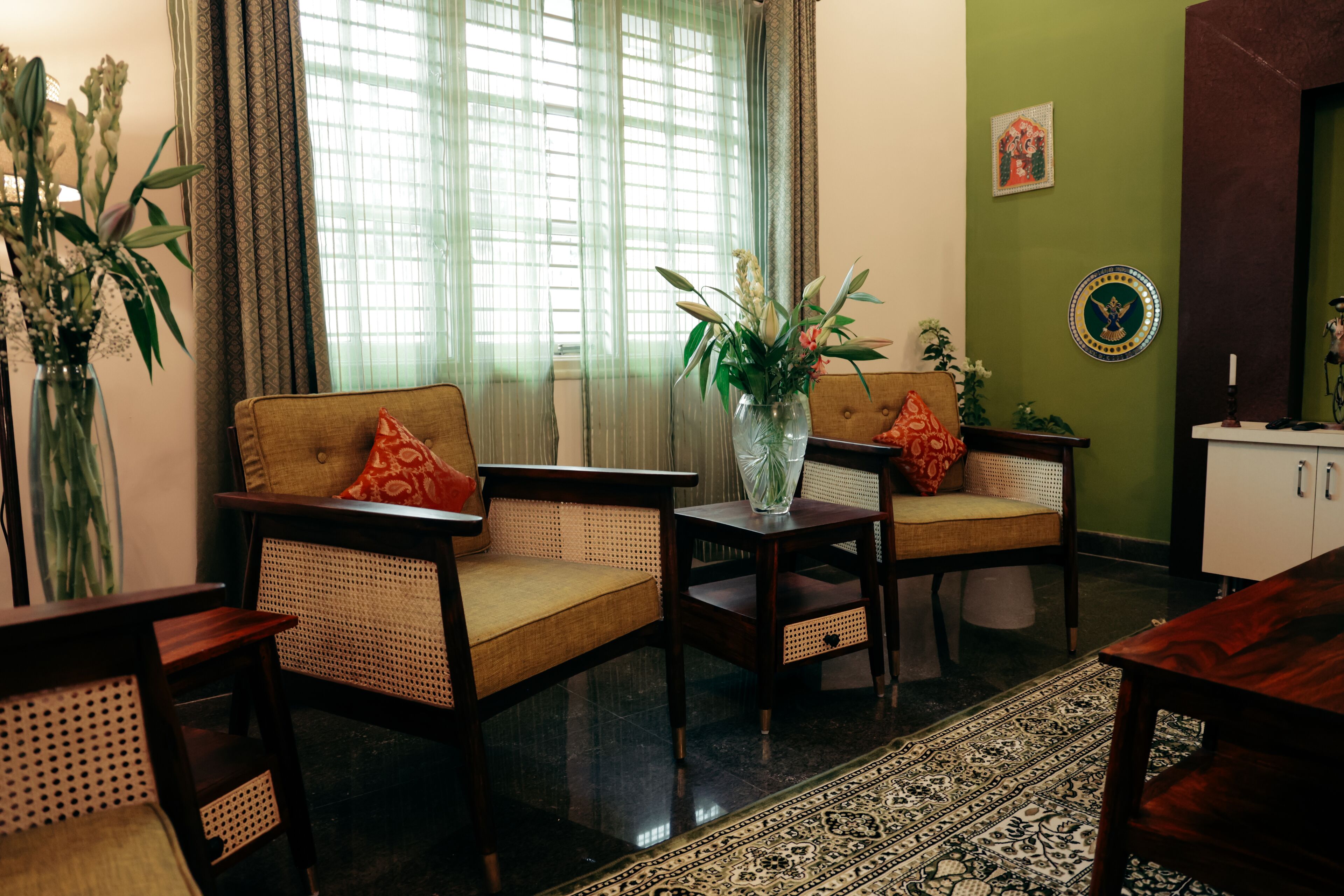 Villa, 4 Bedrooms | Living area | 55-inch Smart TV with cable channels