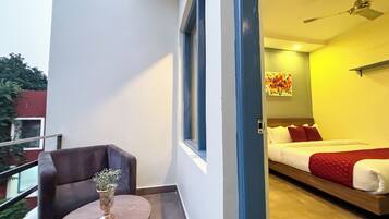 Deluxe kamer, balkon | Balkon