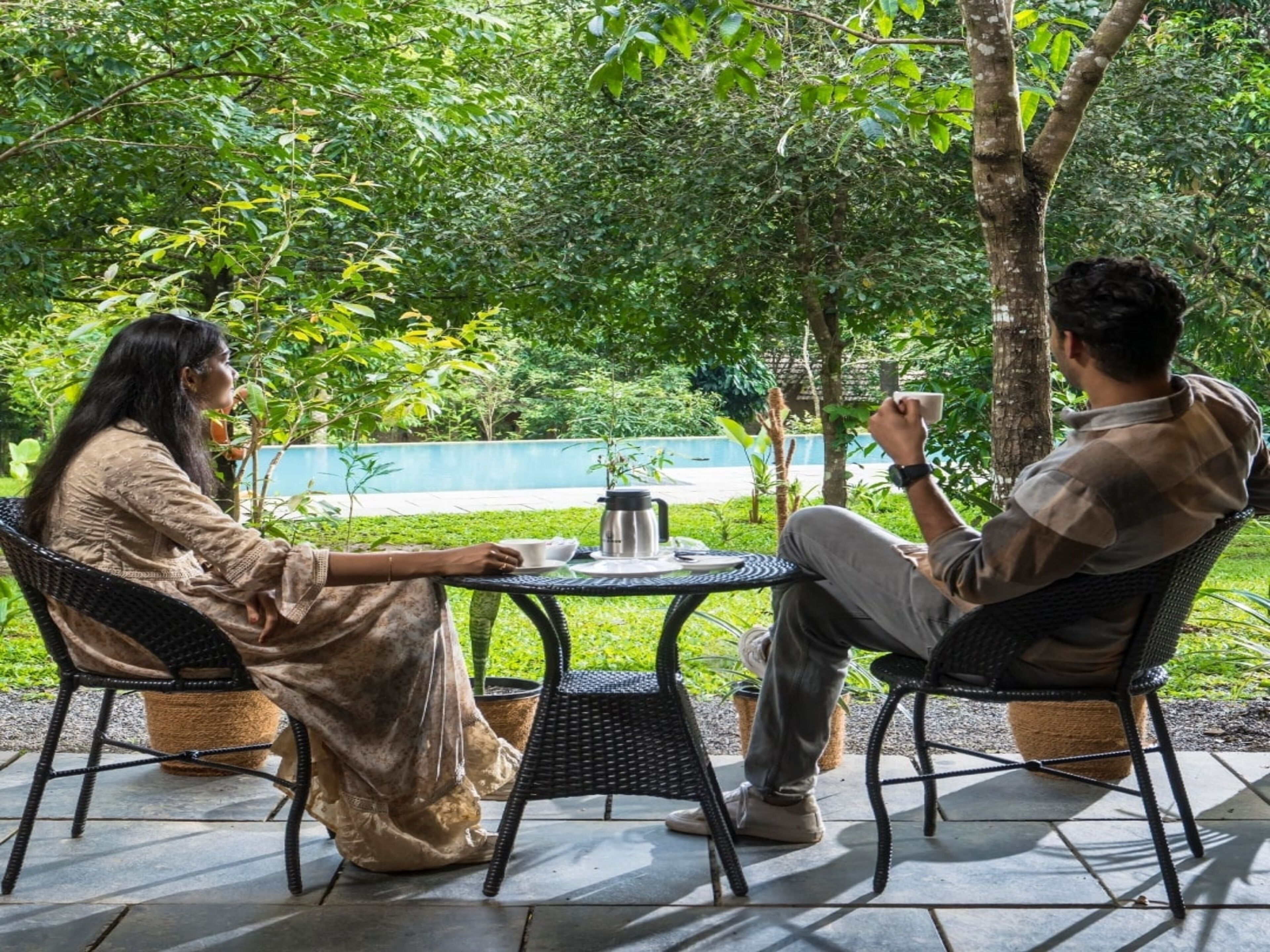 Pool Garden with Private Veranda | ระเบียง