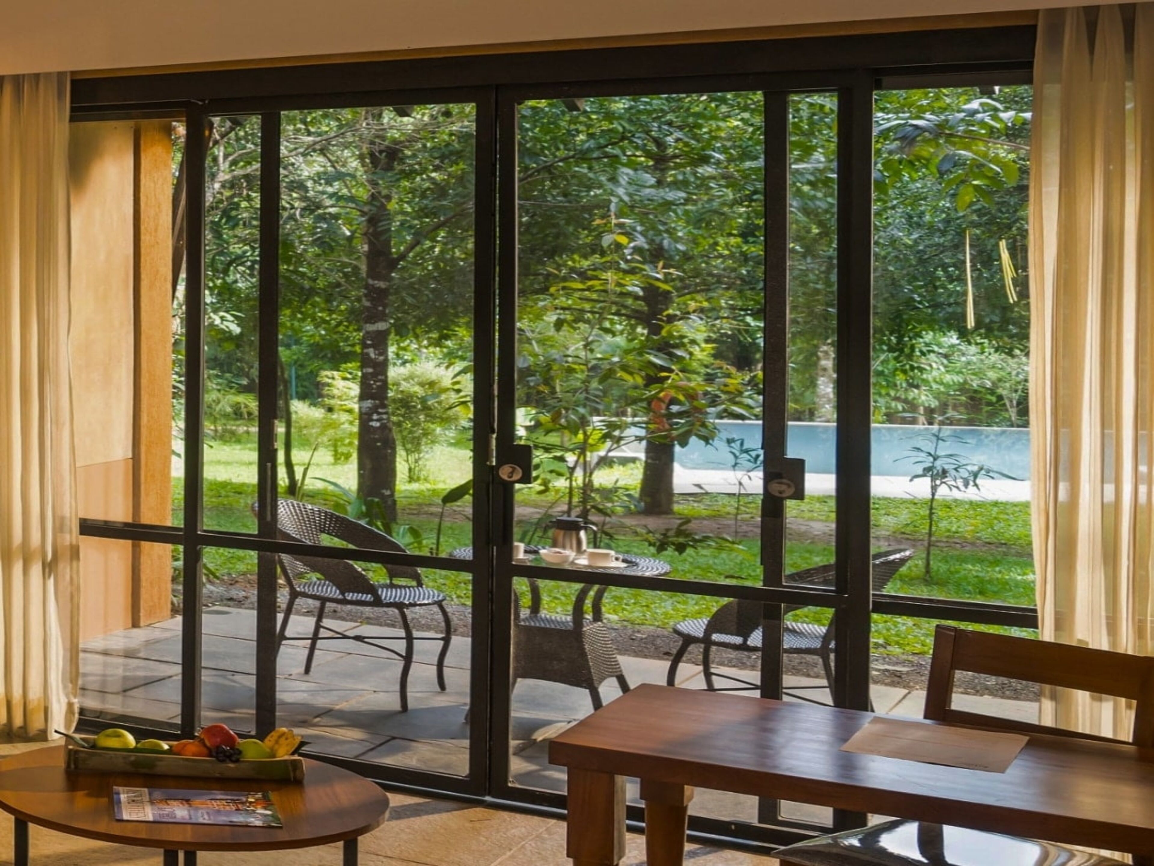Pool Garden with Private Veranda | Balcony view