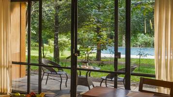 Pool Garden with Private Veranda | Balcony view