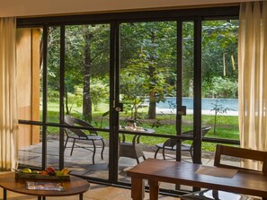 Pool Garden with Private Veranda | Balcony view - Klov Resort & Spa (Mananthavady)