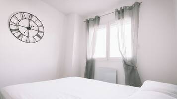 1 habitación, cuna de viaje, wifi y ropa de cama