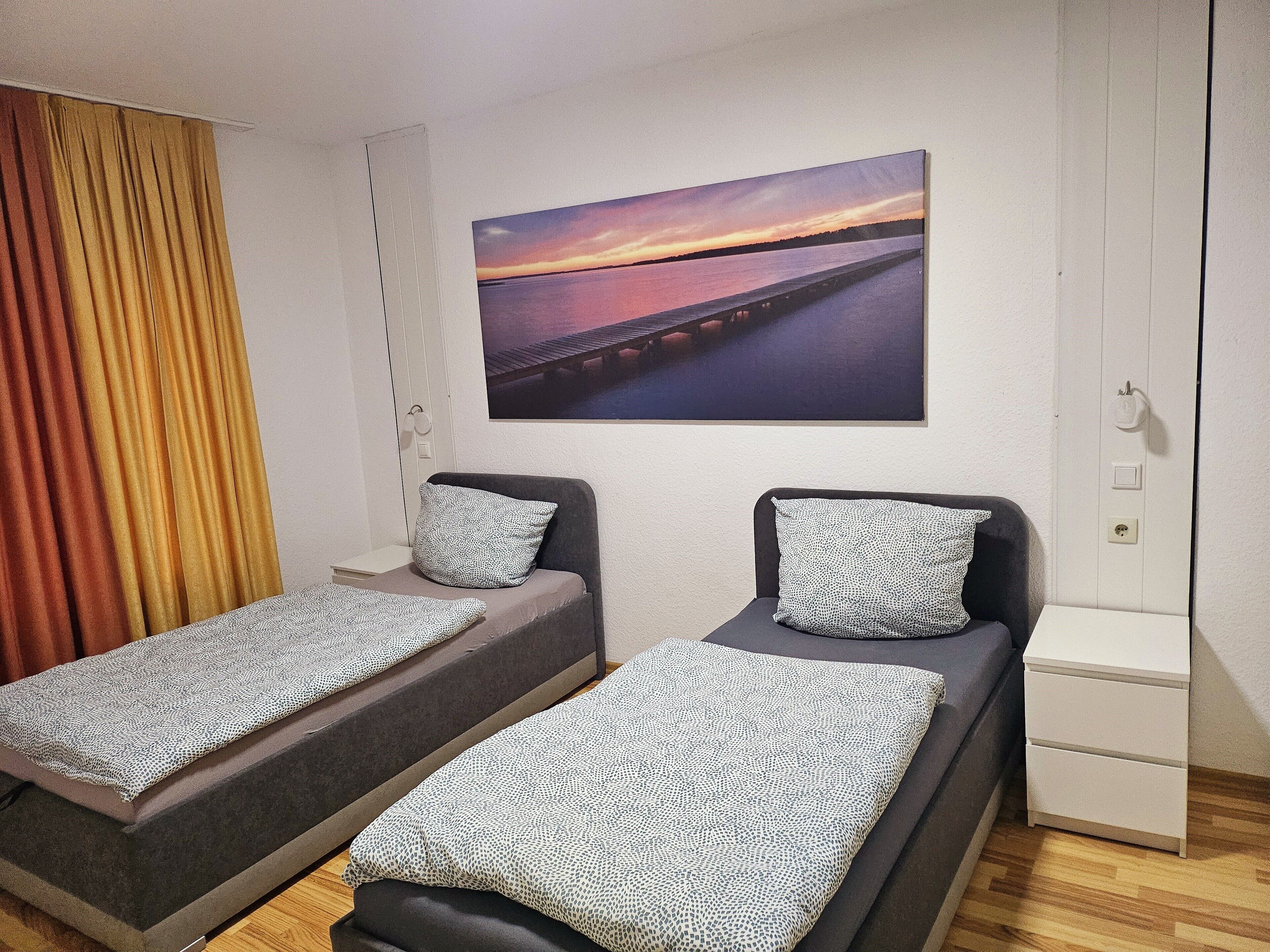 2 Schlafzimmer, kostenloses WLAN, Bettwäsche