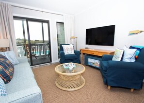 Smart TV - Due South - Oceanfront Condo in the heart of Atlantic Beach (Atlantic Beach)