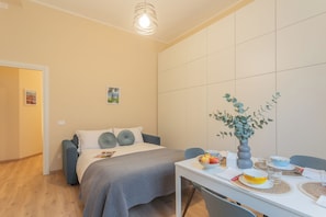 Appartement (TIVANO) | 1 chambre, fer et planche à repasser, literie fournie