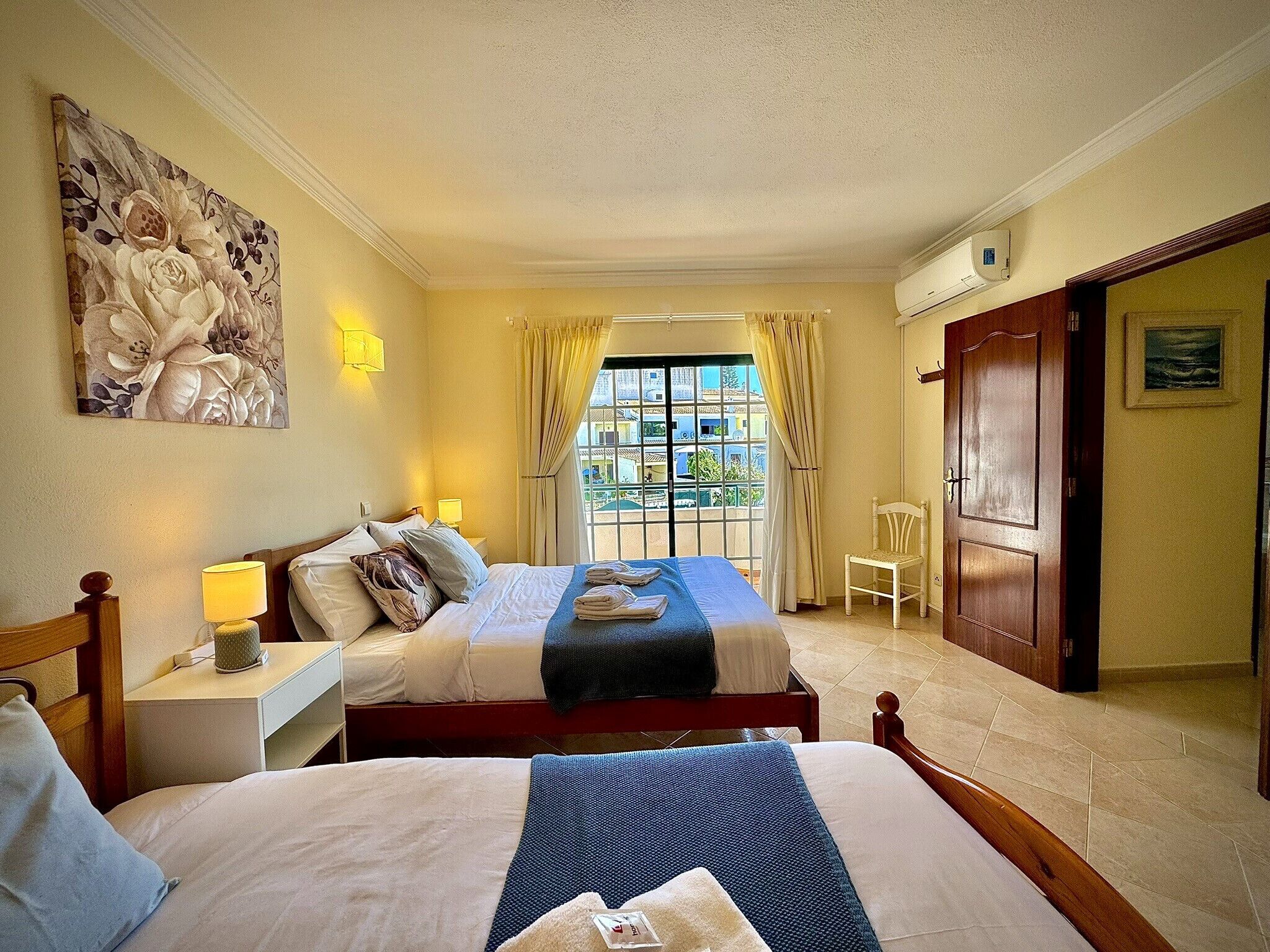 2 habitaciones y ropa de cama 