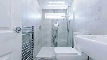 Hair dryer, towels
