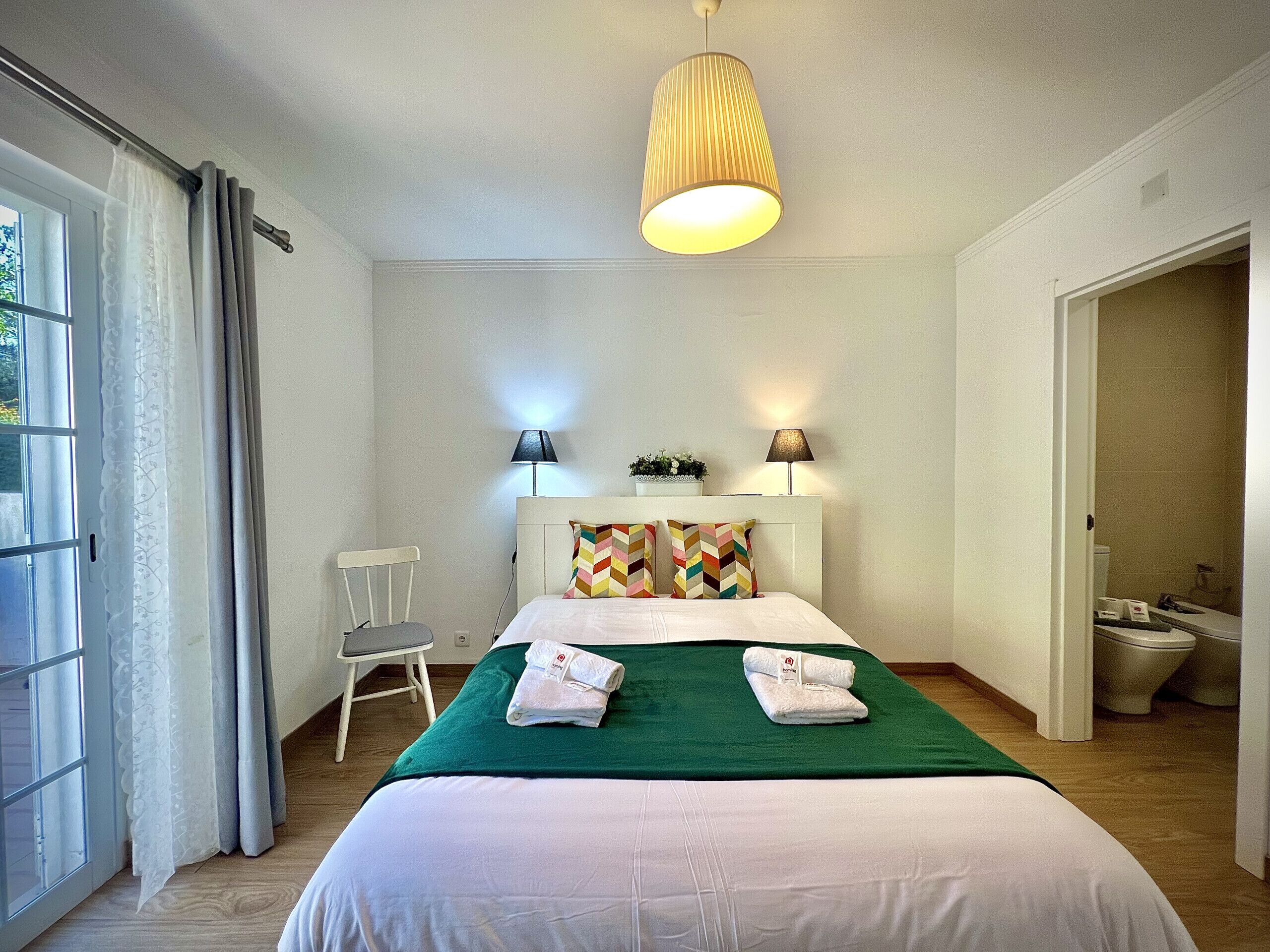 2 habitaciones y ropa de cama 