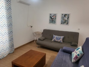 Living area - CT 369 AL Faro's Naturist Apartment Front Line Vera Playa ID 799 (Vera)