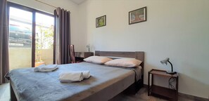 1 室のベッドルーム、WiFi、ベッドシーツ