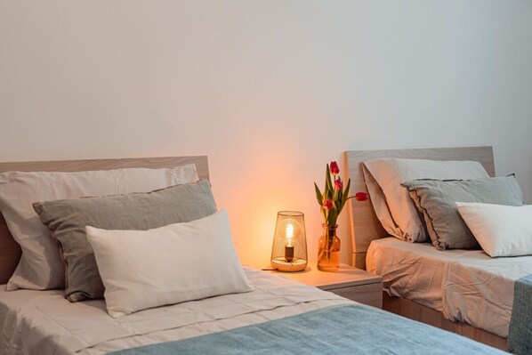 2 bedrooms, desk, iron/ironing board, WiFi