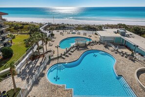 Una piscina riscaldata