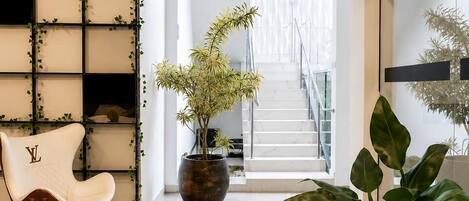 Interior entrance