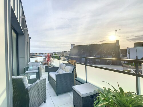 Luxury T4 apartment near the port of Crouesty (300m) and Fogeo beach