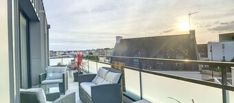 Luxury T4 apartment near the port of Crouesty (300m) and Fogeo beach