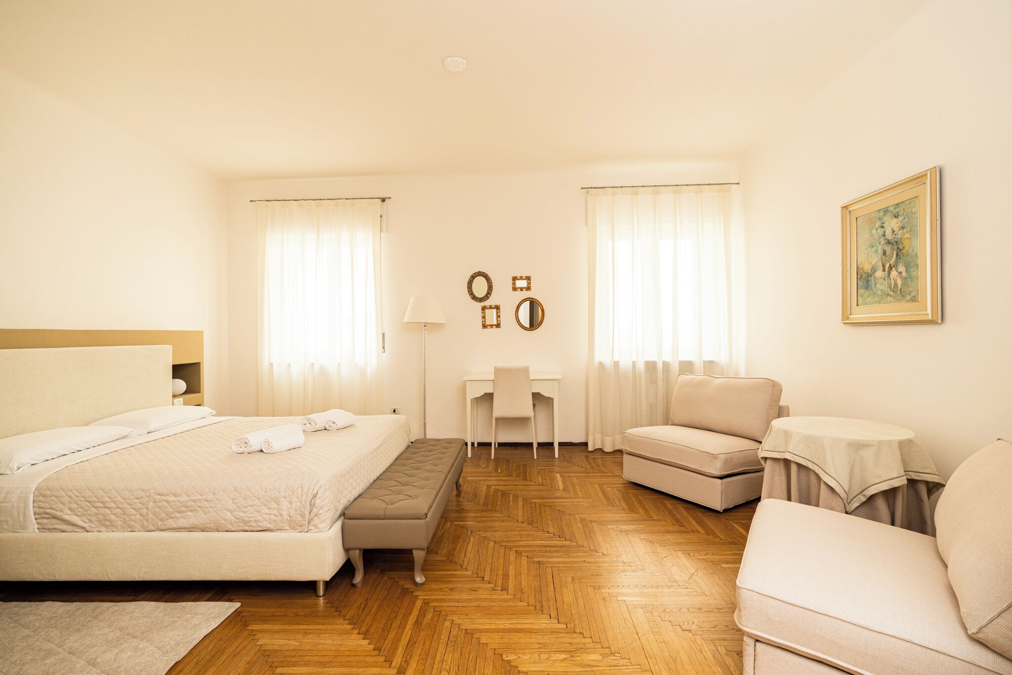 Appartamento familiare, vista sulla città, piano 1 | 3 kamar tidur, brankas, tirai kedap cahaya, dan setrika/meja setrika