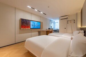 Camera Elite con 2 letti singoli | Biancheria da letto di alta qualità, copriletto in piuma