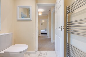 Hair dryer, towels