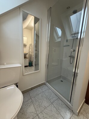 Shower, hair dryer