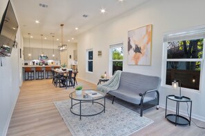 House (3 Bedrooms) | Living area | 50-inch TV with digital channels