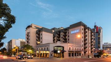 Vue depuis lâhĂ©bergement