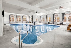 Indoor pool, a heated pool