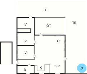 House | Floor plan - 6 Person Holiday Home in Vaeggerlose (Vaeggerlose)