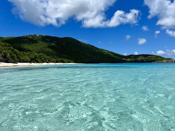 Sun loungers, beach towels