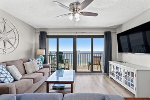 Smart TV, DVD player - 1003-Beachfront 2BR/2BA Condo w/ Balcony, Gulf Views & Free Beach Service (Panama City Beach)