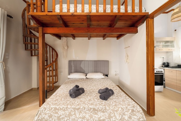 1 bedroom, travel crib, WiFi, bed sheets