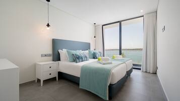 2 soveværelser, sengetøj