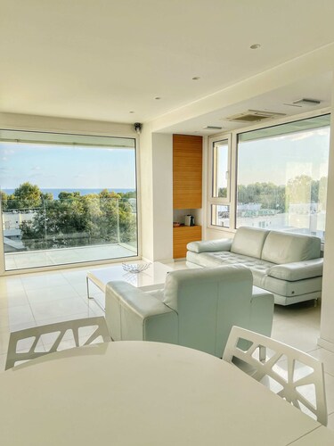 Modern seafront apartment